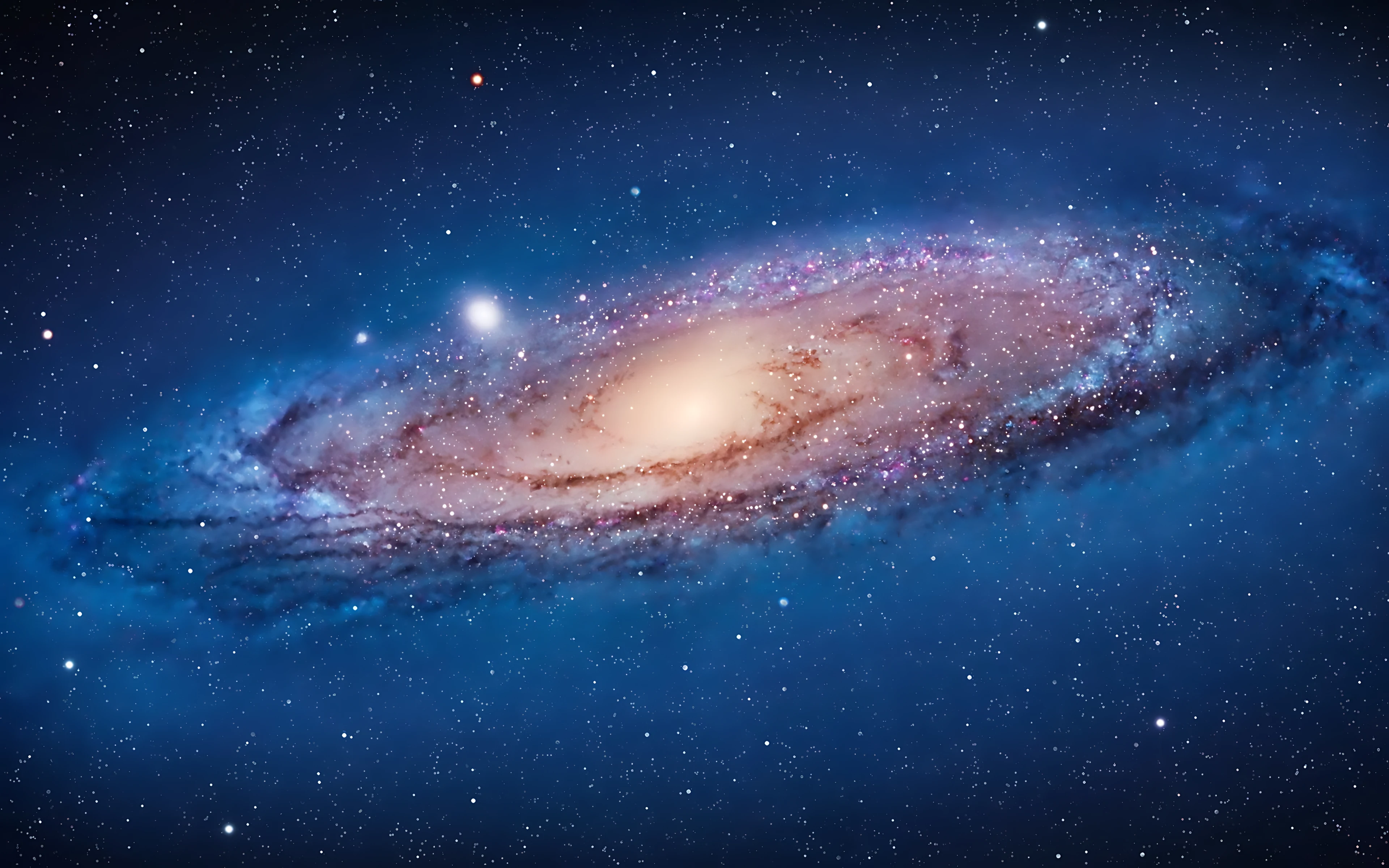 宇宙星系交错 4K超清太空壁纸