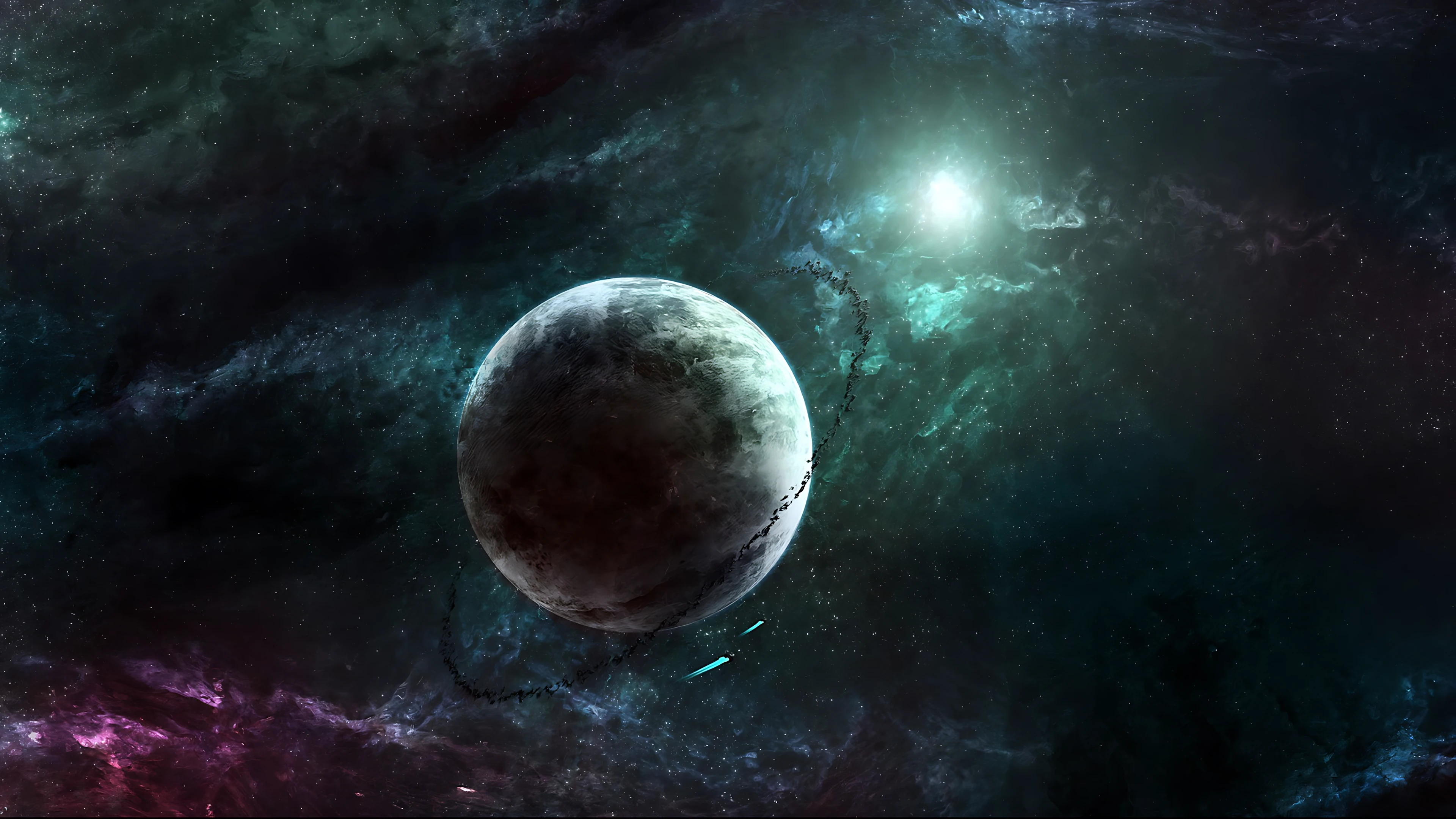 宇宙星尘弥漫 超高清太空全景壁纸