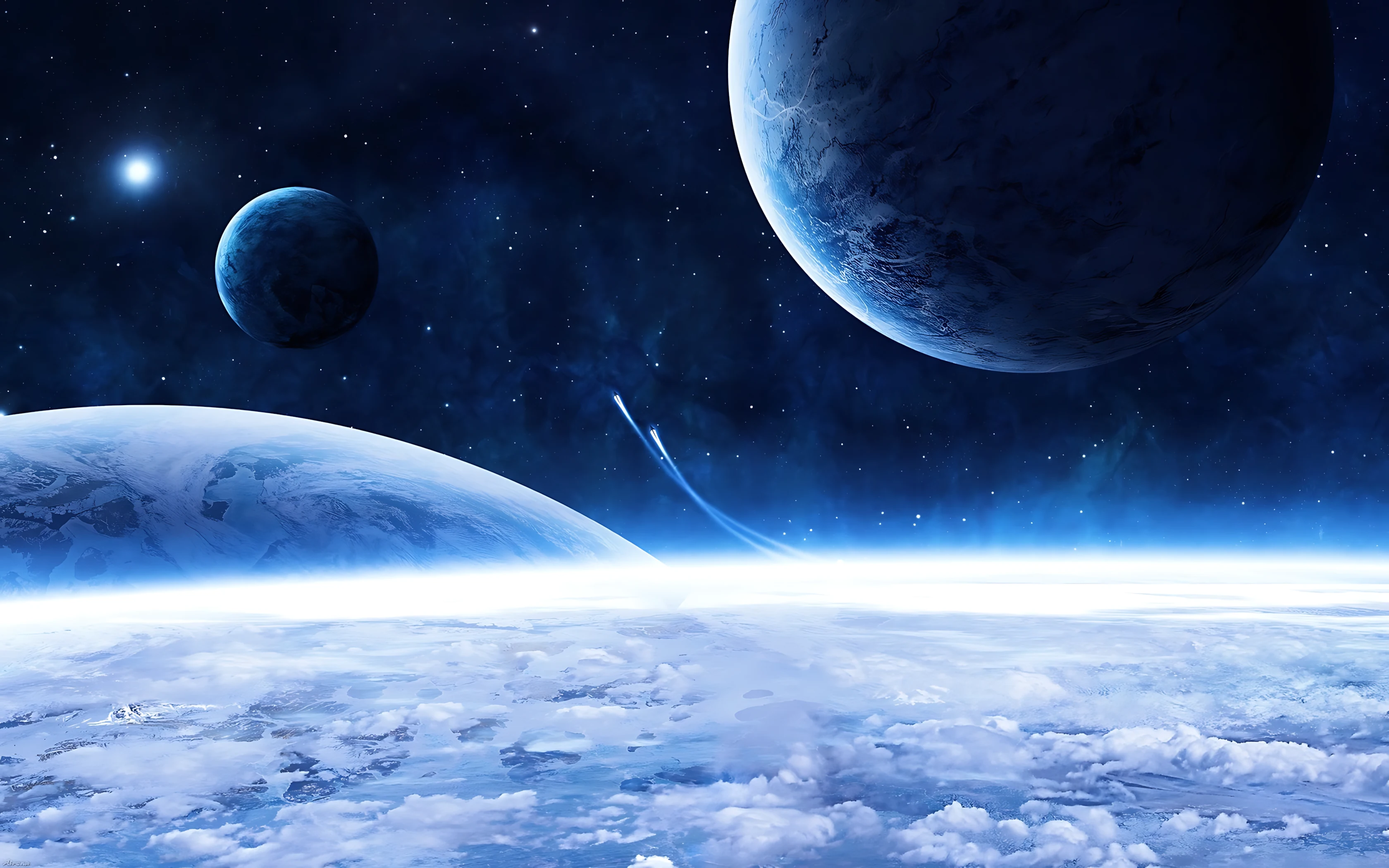 深空宇宙恒星闪烁 高清4K全景壁纸
