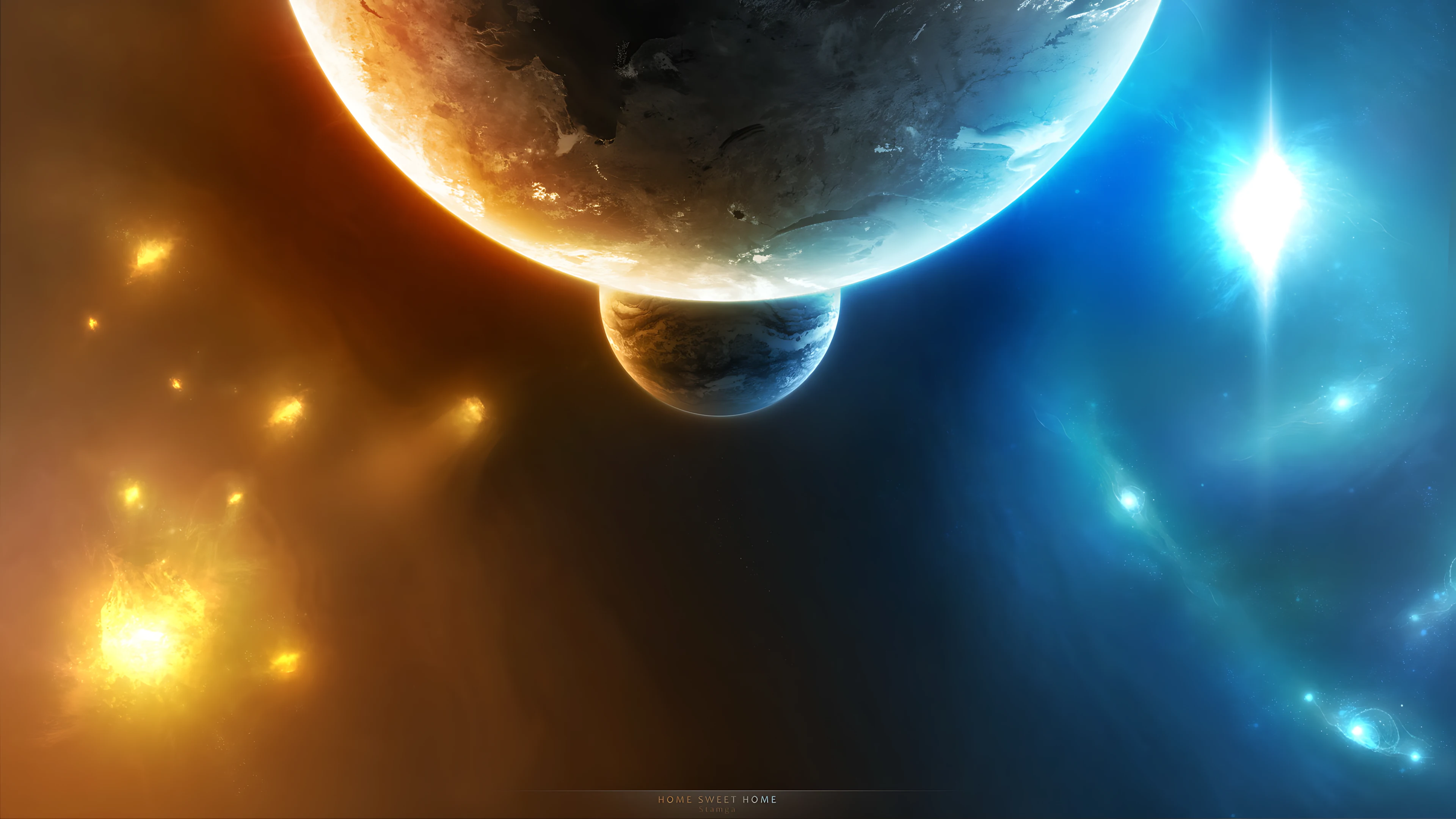 深空宇宙星云流转 4K超清全景壁纸