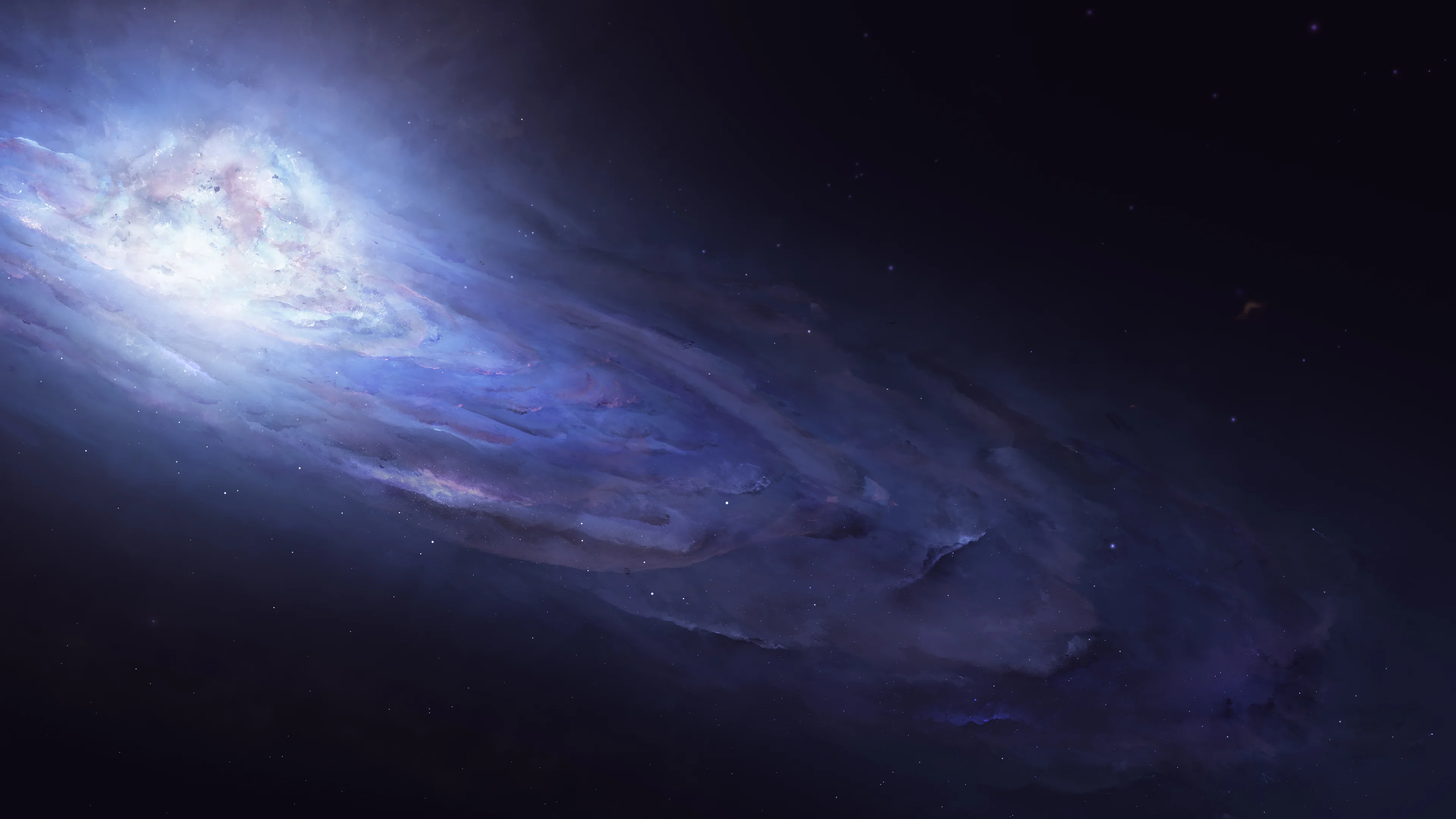 星际空间行星环绕 4K宇宙风景壁纸