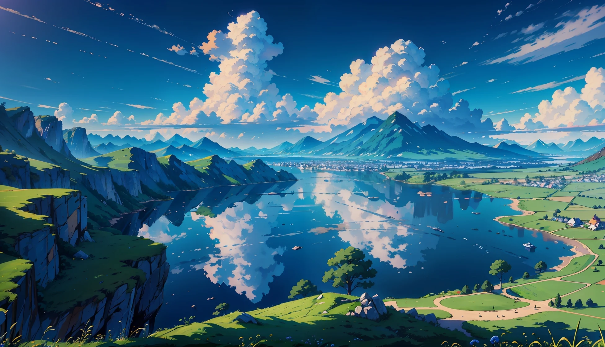 高清AI风光 AI景观 高清素材
