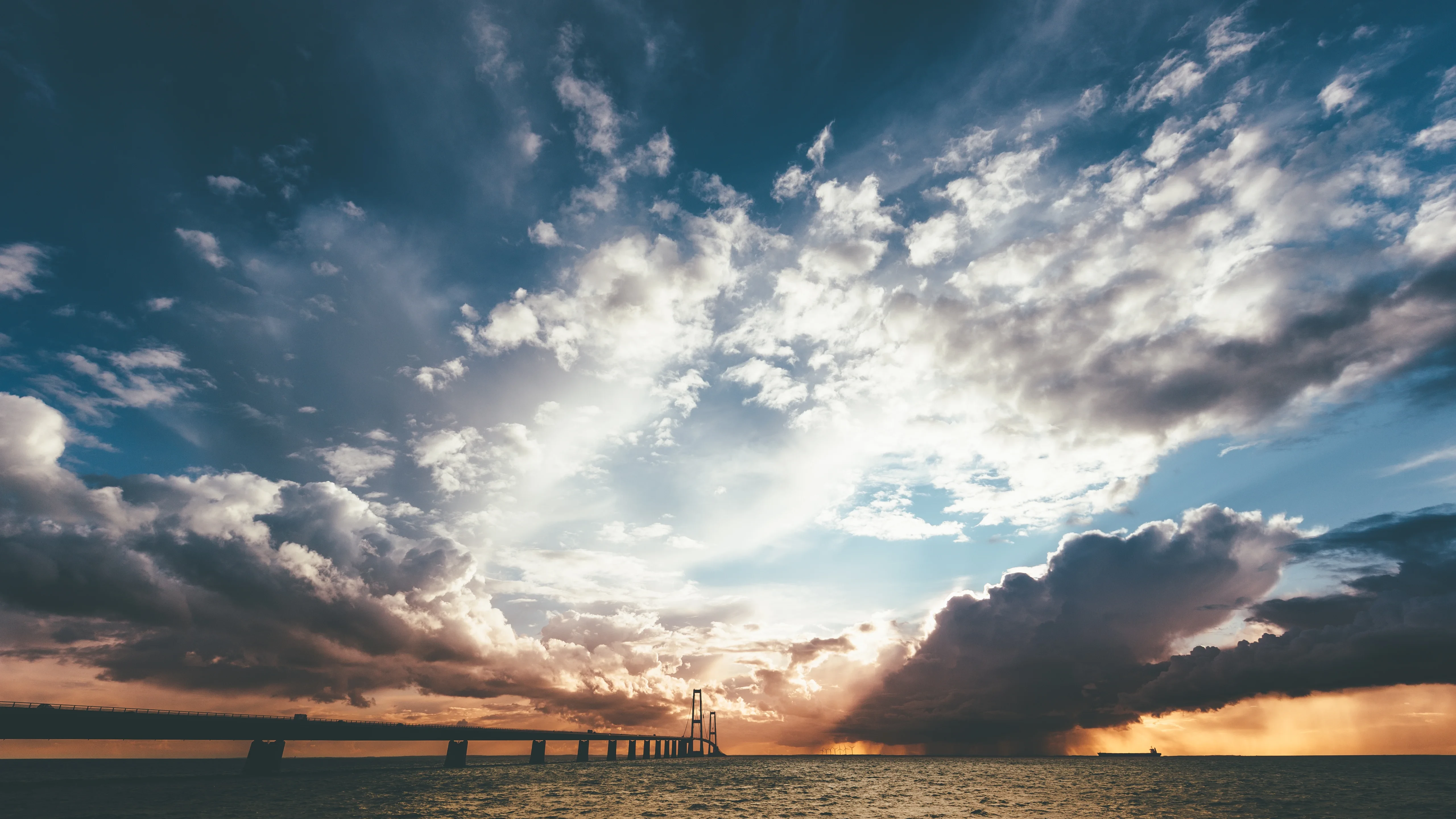 蔚蓝广阔的 大海风景 海景摄影 4K超清图 4K风景壁纸