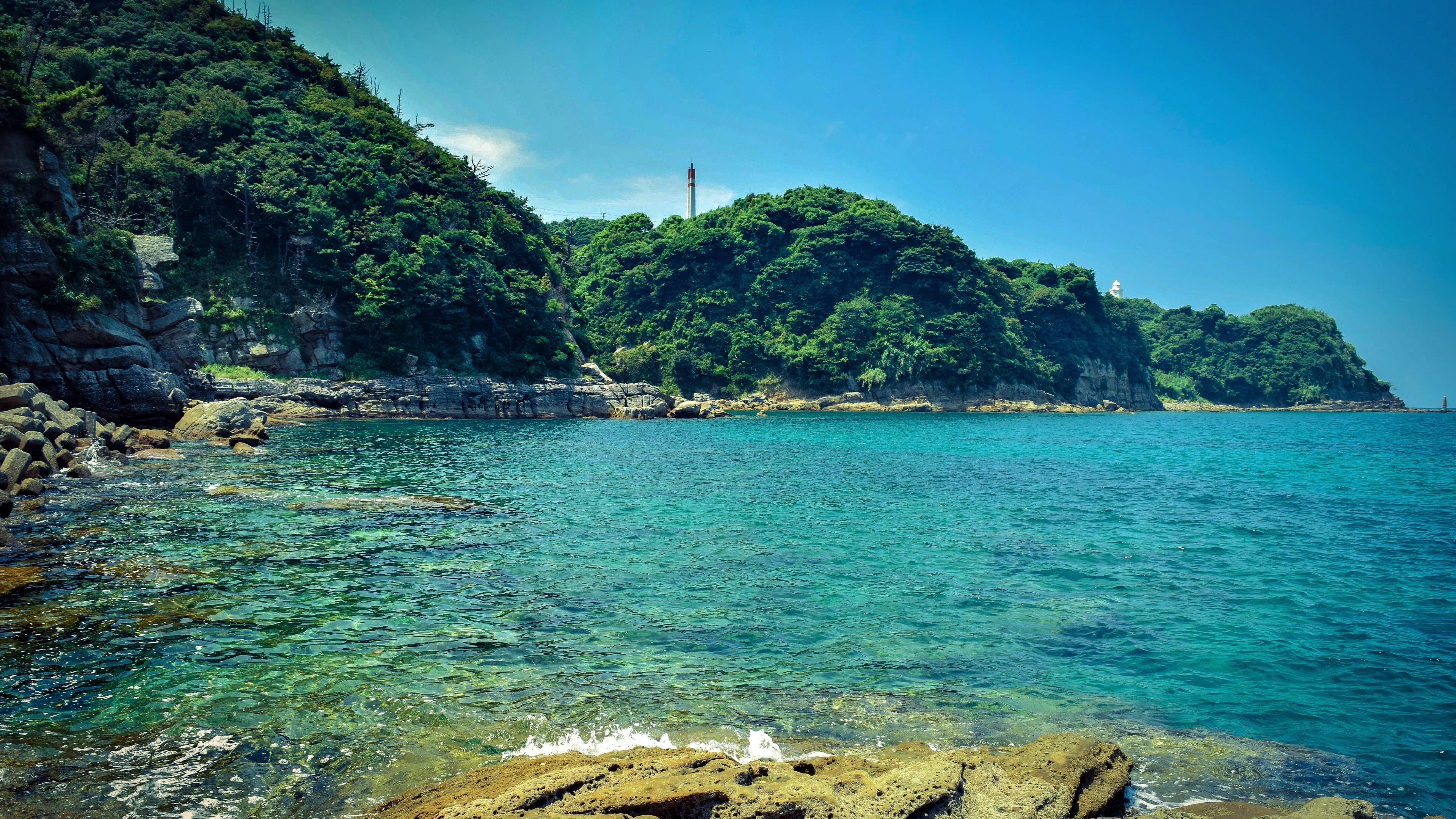 蔚蓝广阔的 大海风景 海景摄影 4K超清图 4K风景壁纸