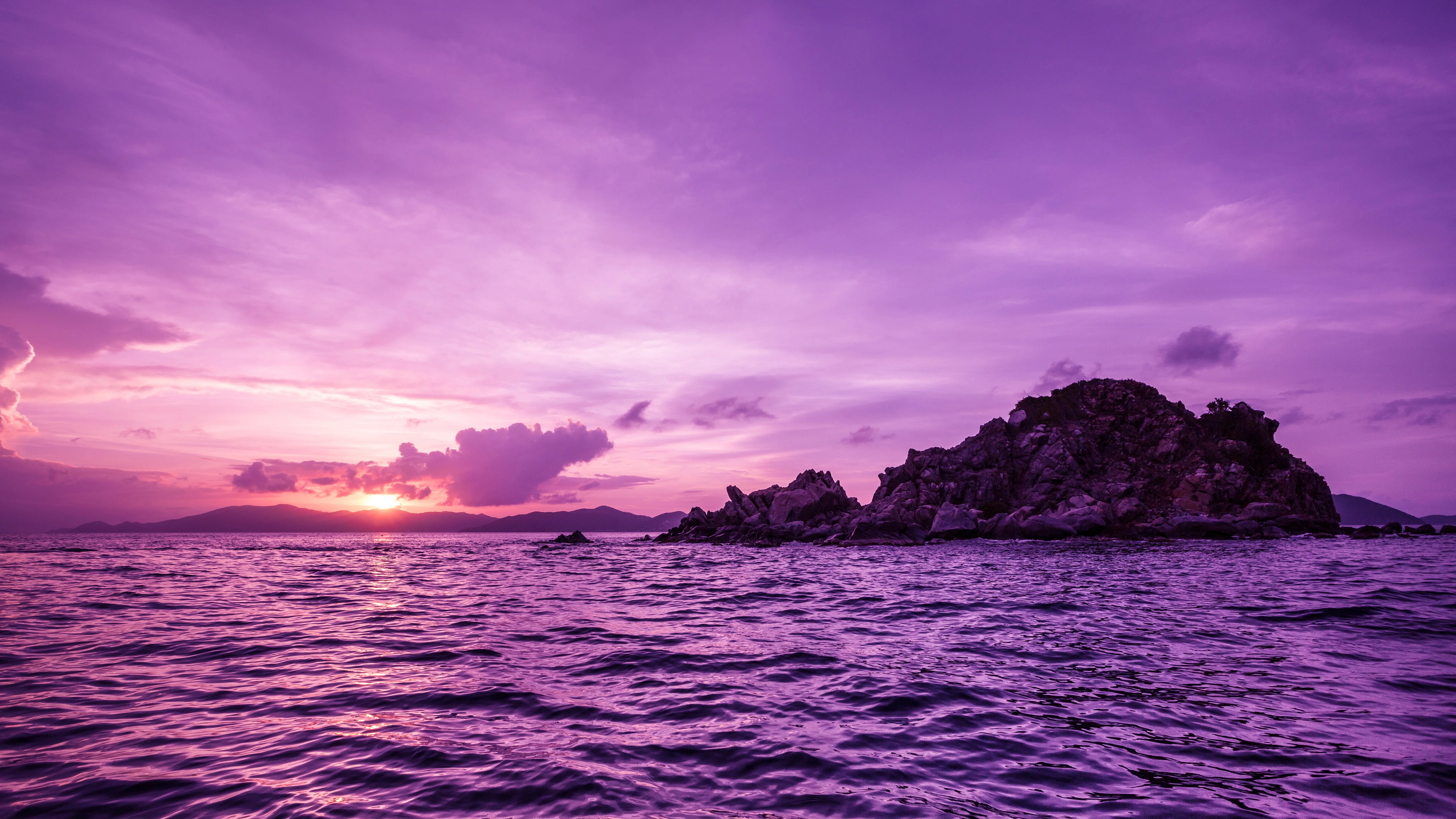 蔚蓝广阔的 大海风景 海景摄影 4K超清图 4K风景壁纸