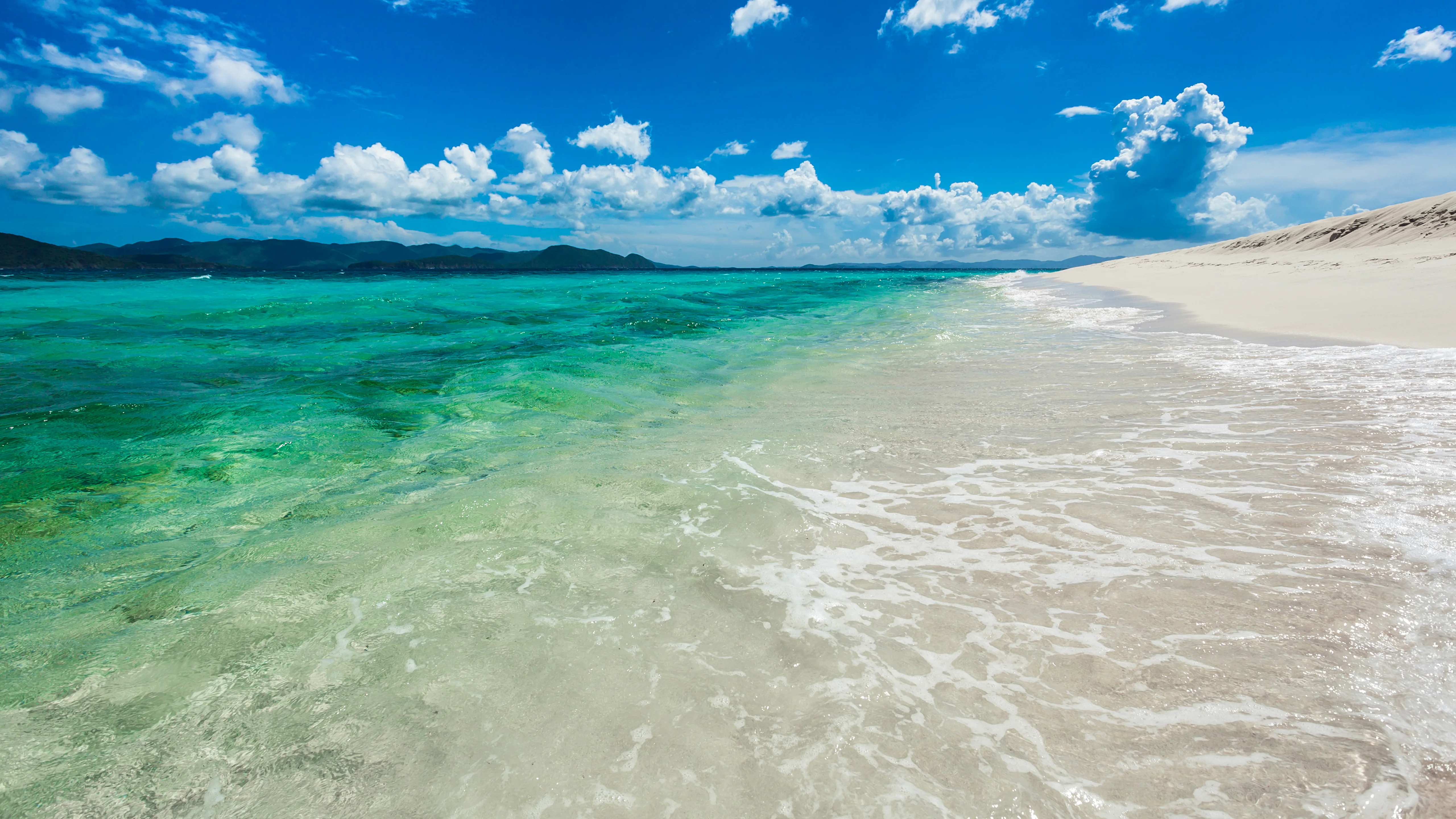 蔚蓝广阔的 大海风景 海景摄影 4K超清图 4K风景壁纸