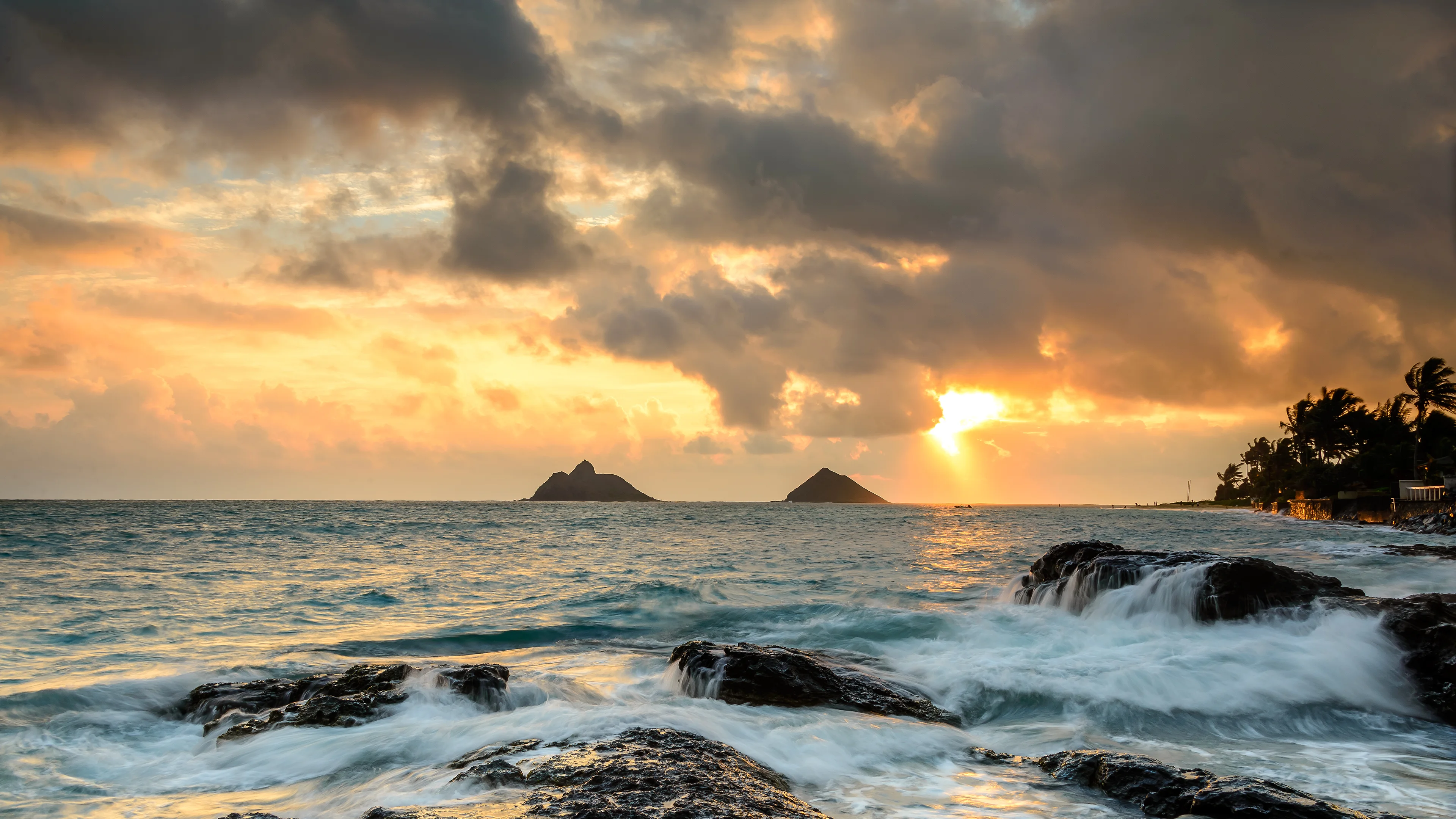 蔚蓝广阔的 大海风景 海景摄影 4K超清图 4K风景壁纸