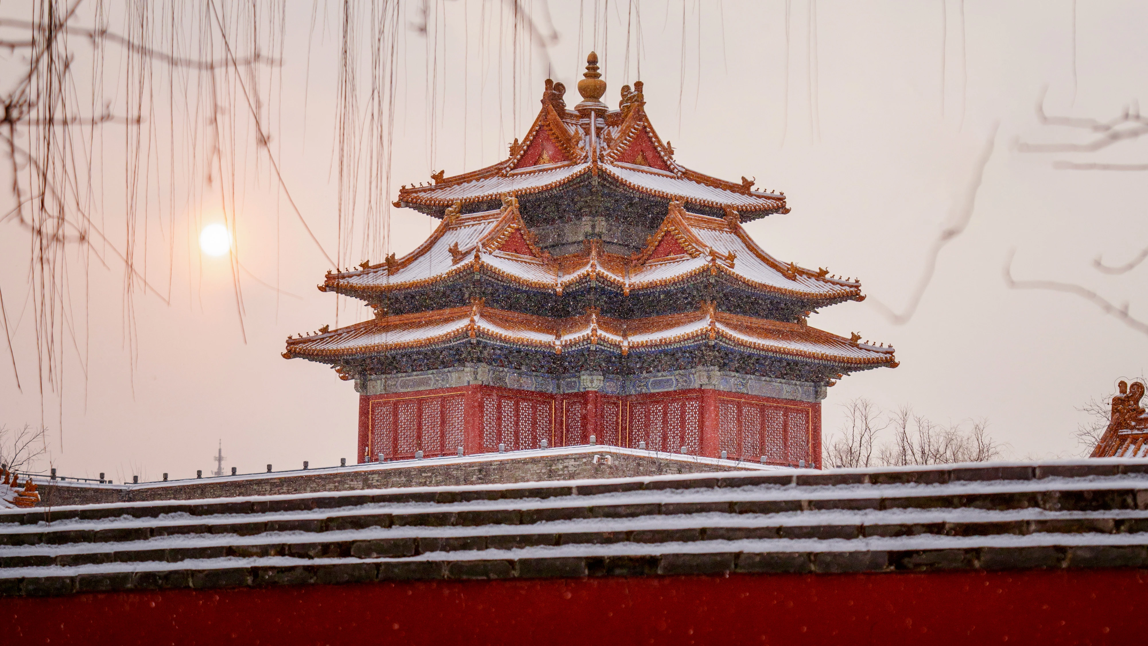 超清4K故宫风光 紫禁城 高清素材 4K风景壁纸
