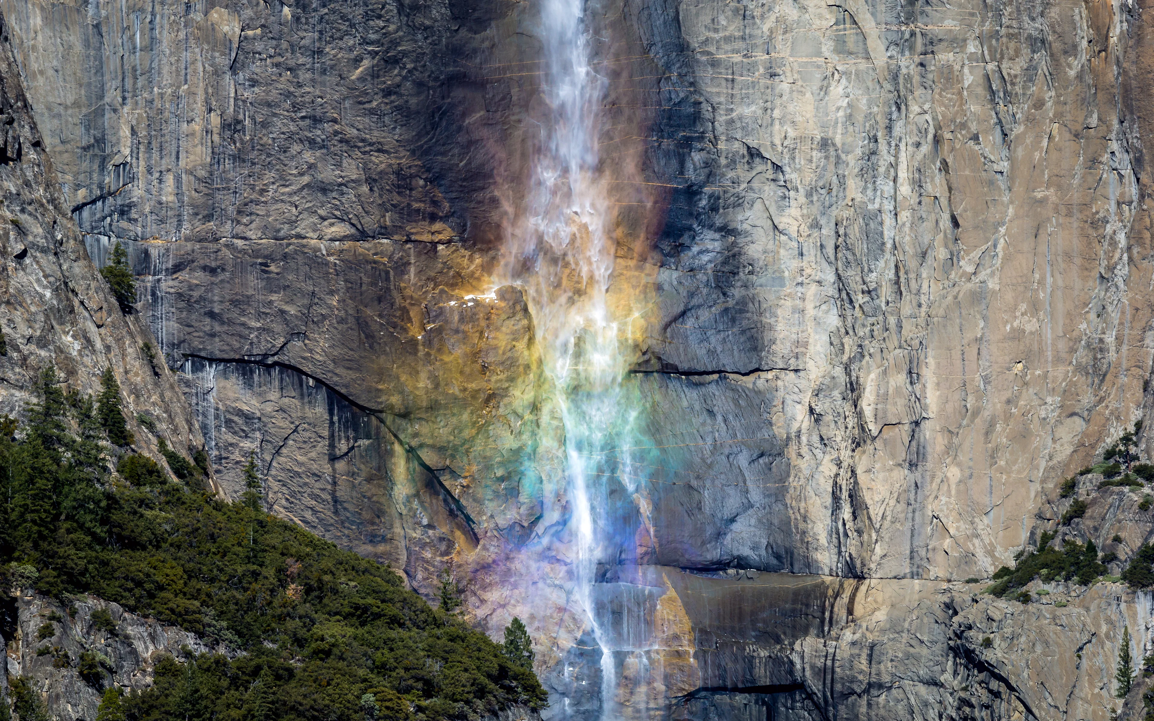 气势磅礴的 瀑布自然风景 水景摄影 4K超清图 4K风景壁纸