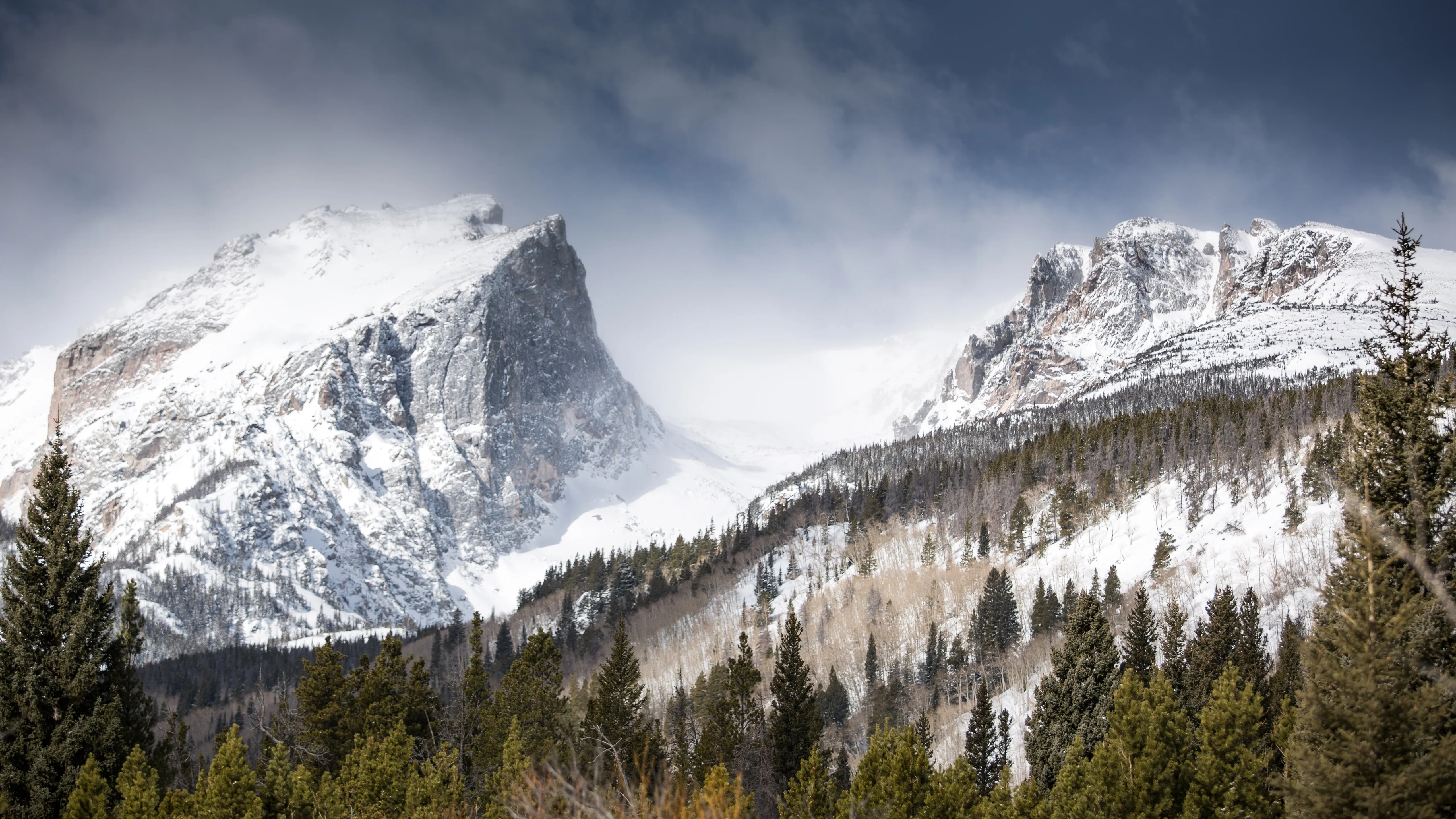 清新自然的 雪景自然风景 自然摄影 4K超清图 4K风景壁纸