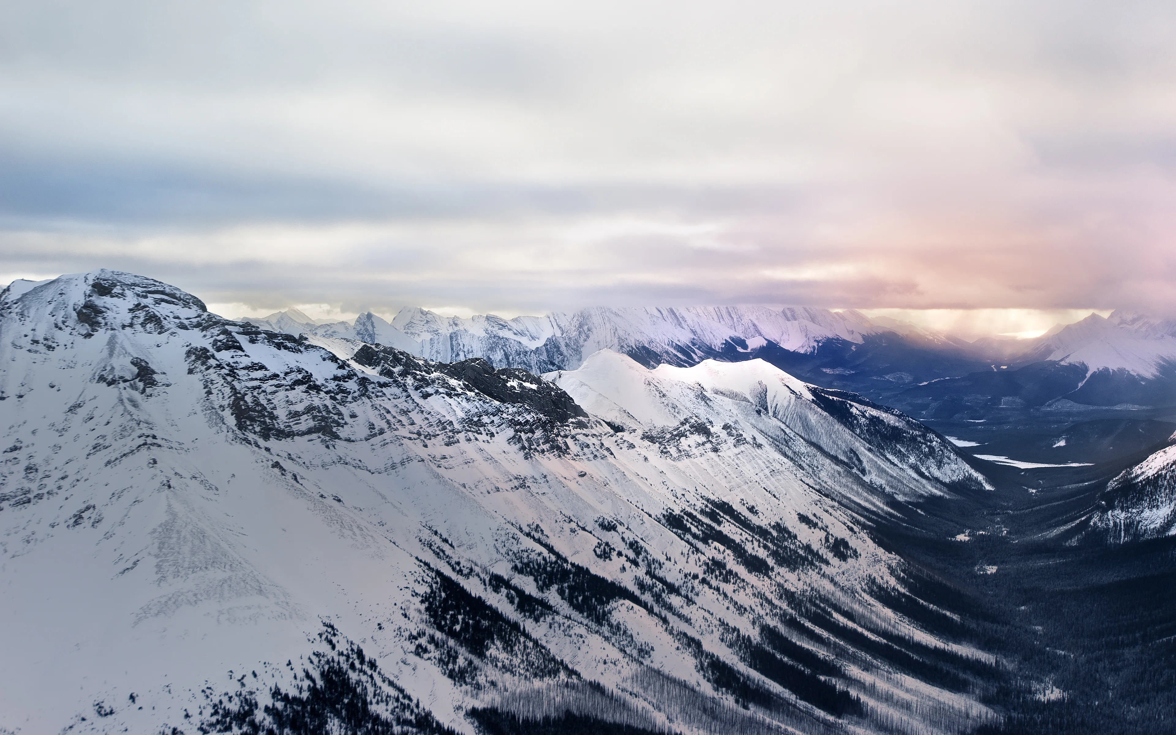 清新自然的 雪景自然风景 自然摄影 4K超清图 4K风景壁纸