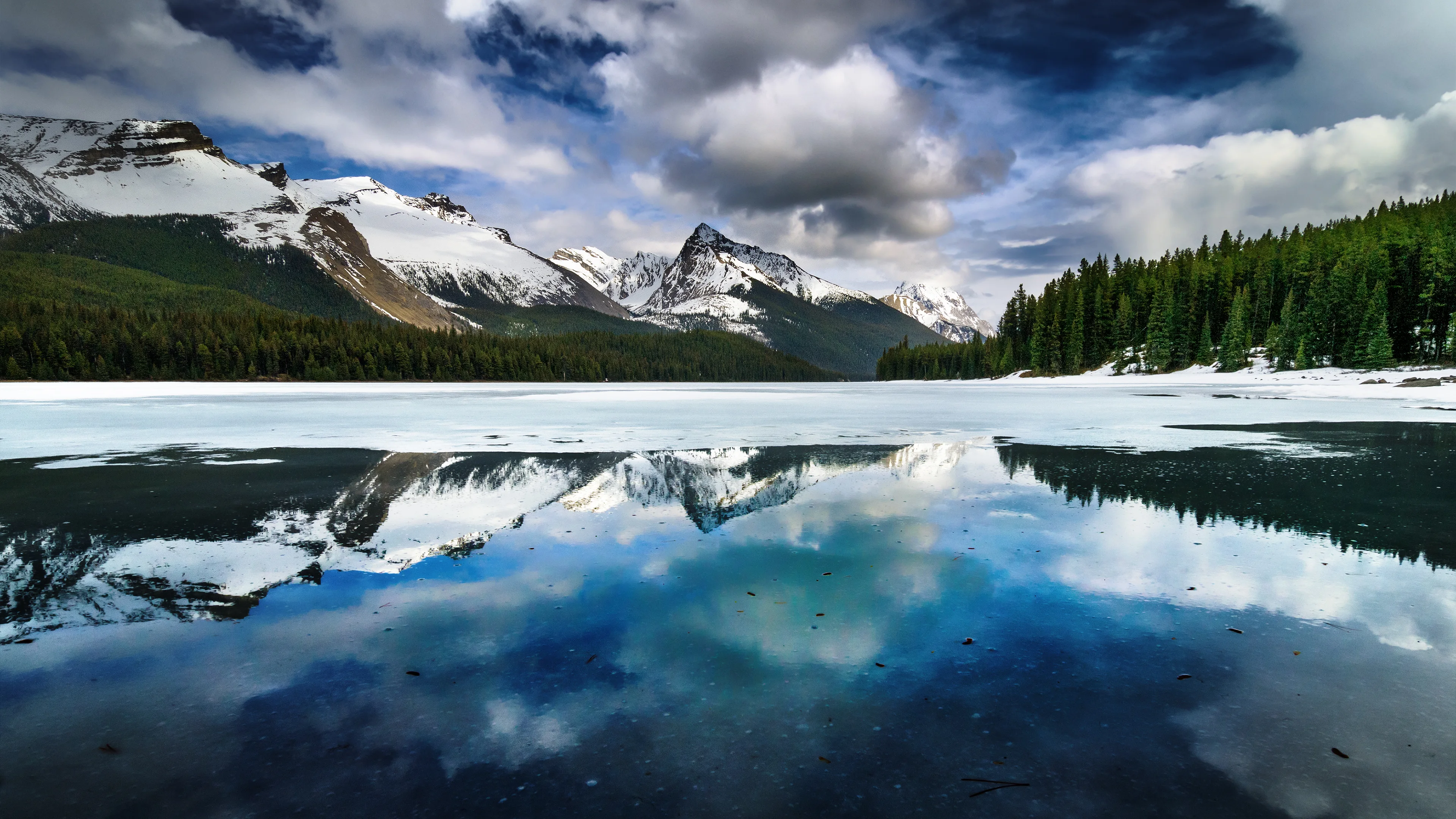 清新自然的 雪景自然风景 自然摄影 4K超清图 4K风景壁纸