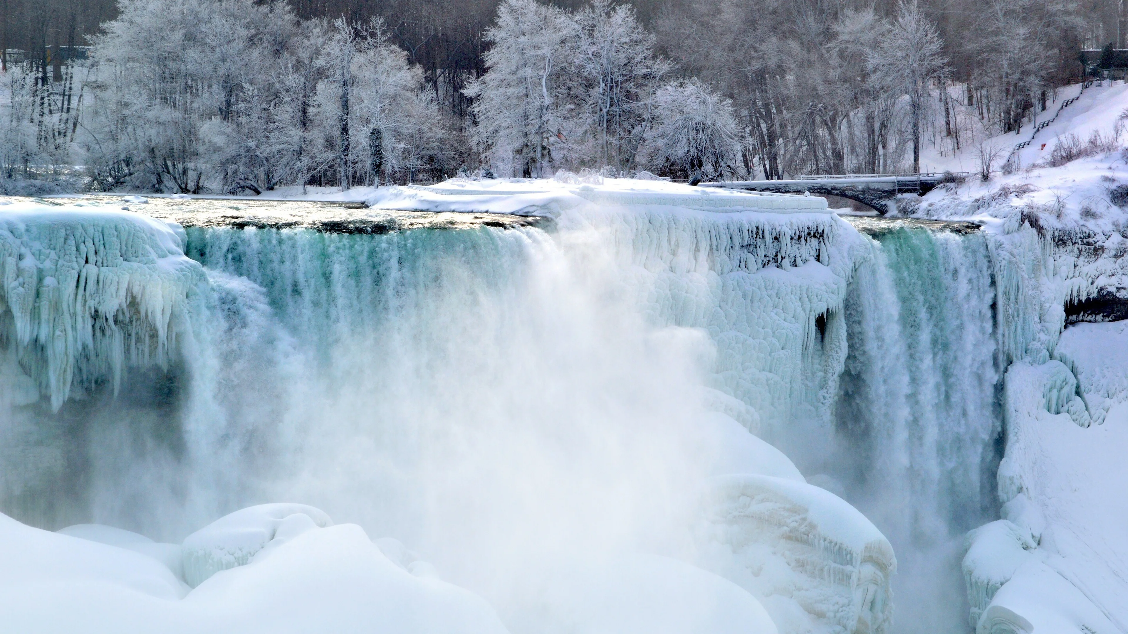 清新自然的 雪景自然风景 自然摄影 4K超清图 4K风景壁纸