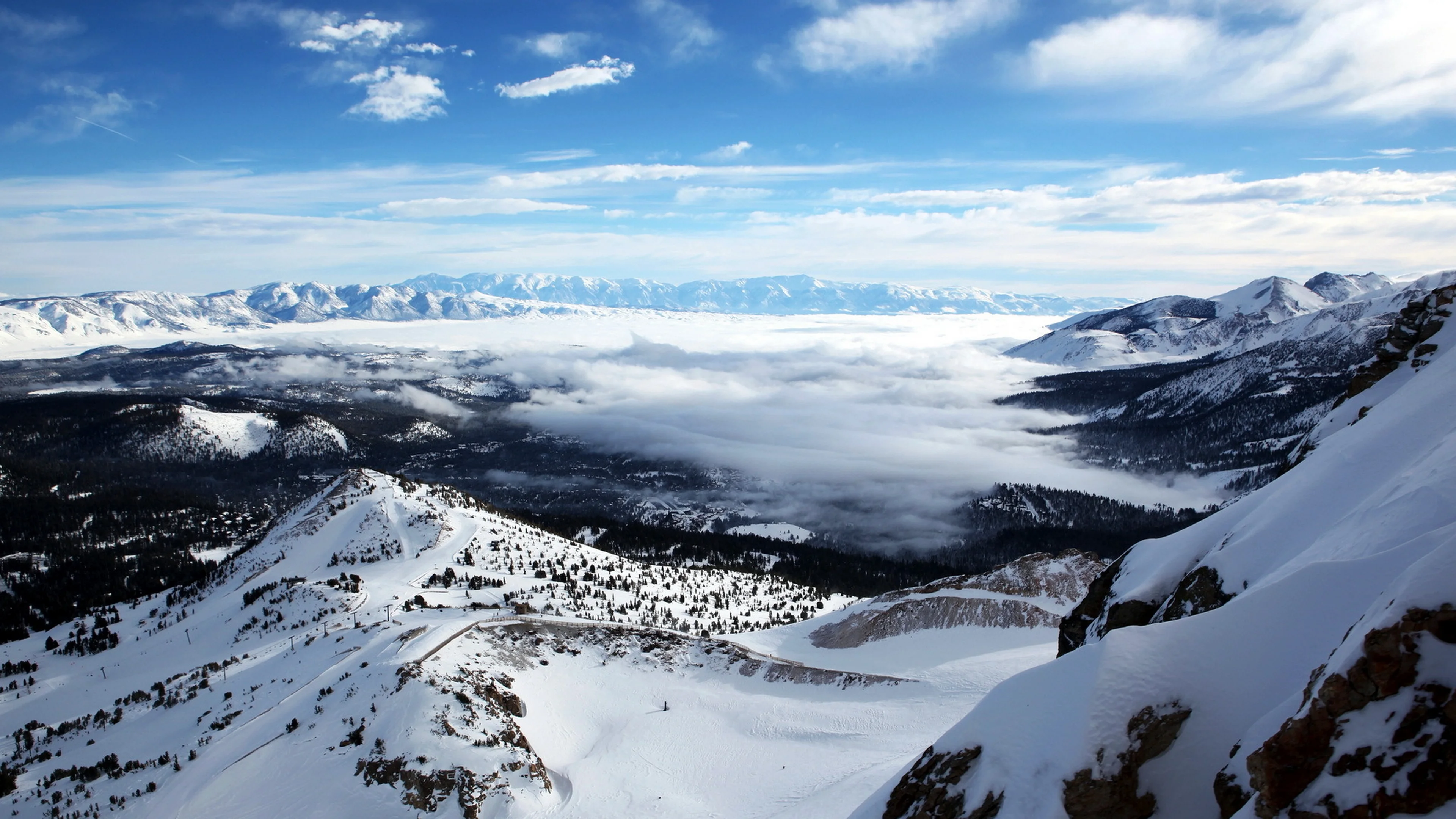 清新自然的 雪景自然风景 自然摄影 4K超清图 4K风景壁纸