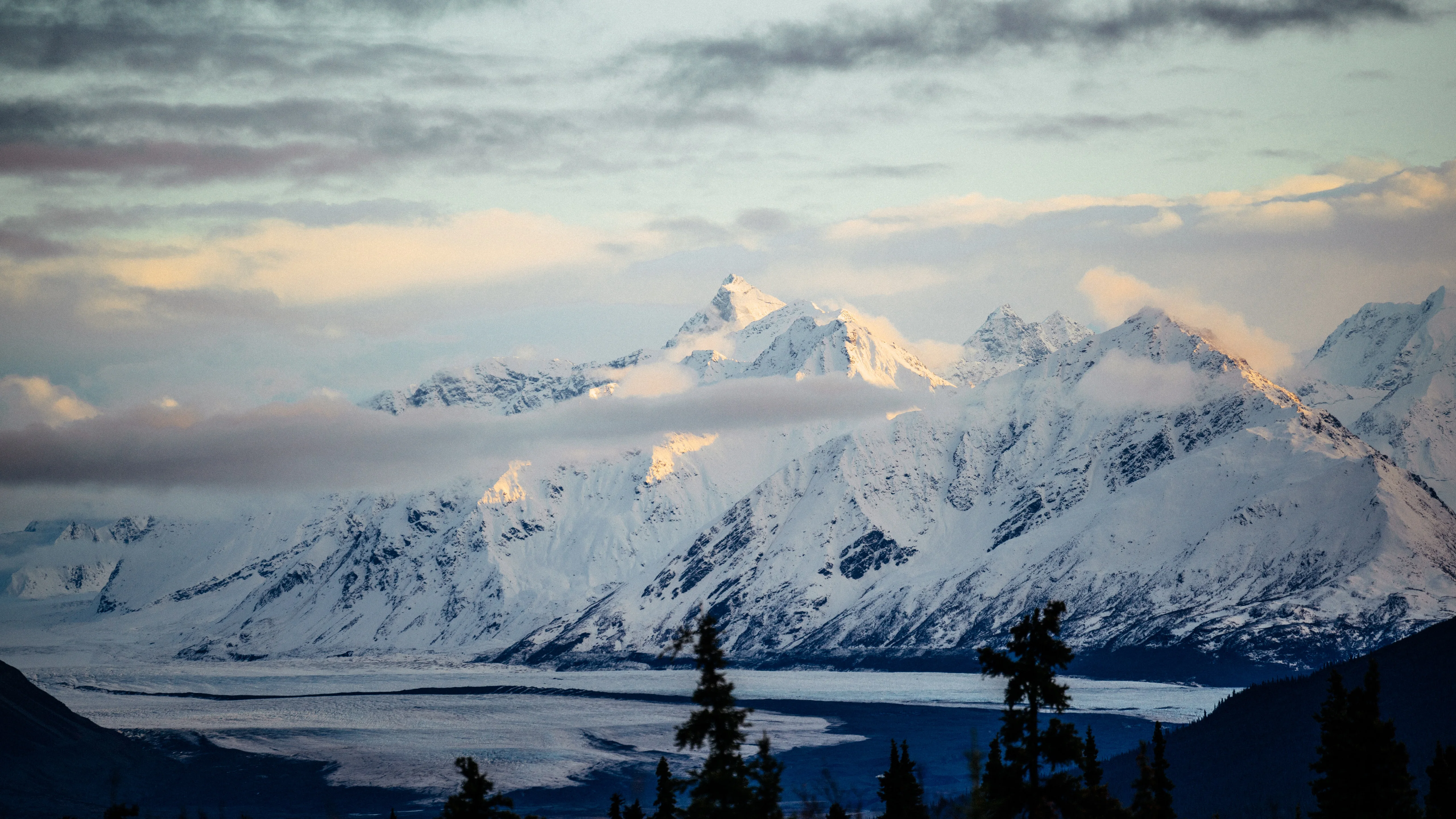 清新自然的 雪景自然风景 自然摄影 4K超清图 4K风景壁纸