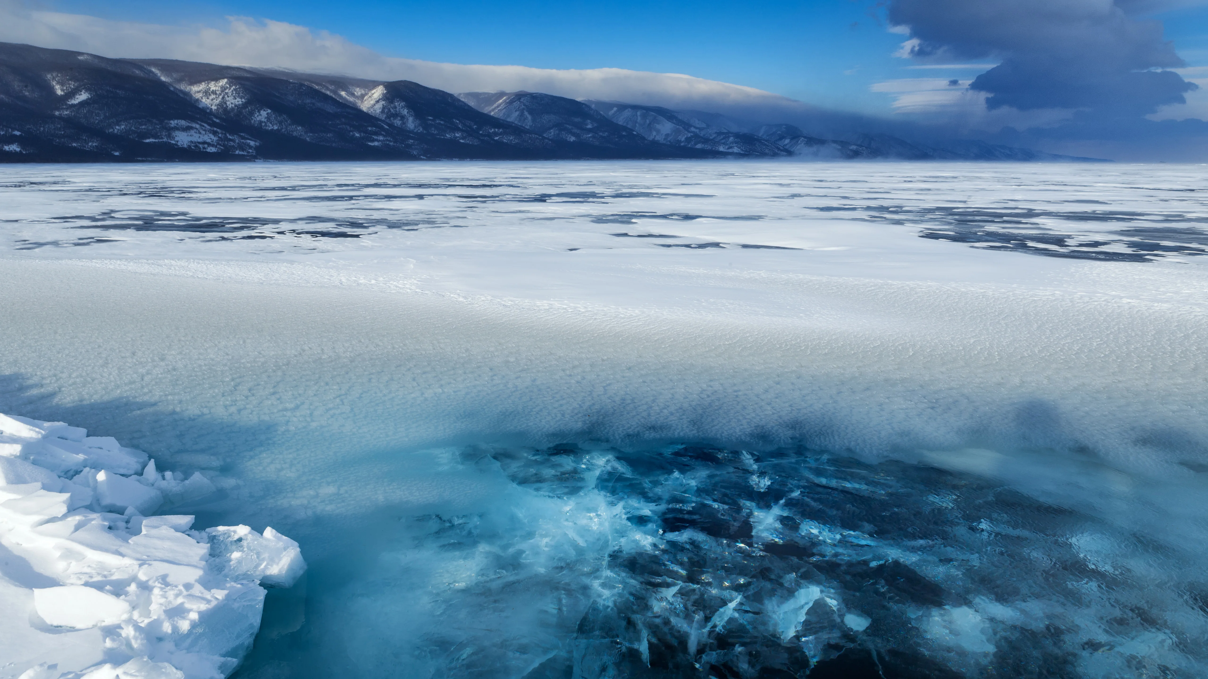 清新自然的 雪景自然风景 自然摄影 4K超清图 4K风景壁纸