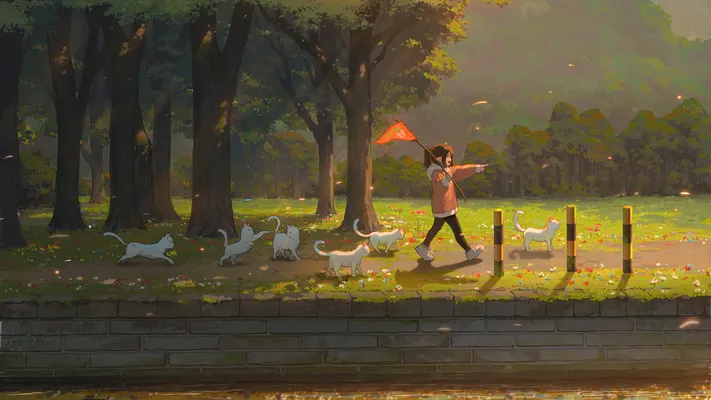 8K超高清 花铭插画壁纸 平板壁纸 超清无水印