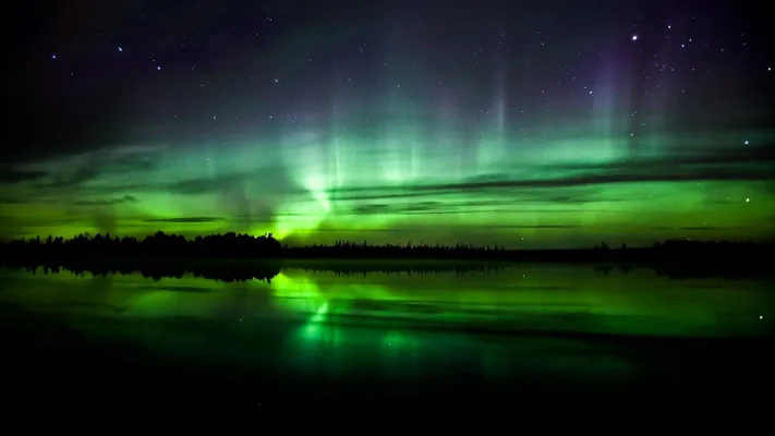 极地星空极光舞动 4K超清壁纸
